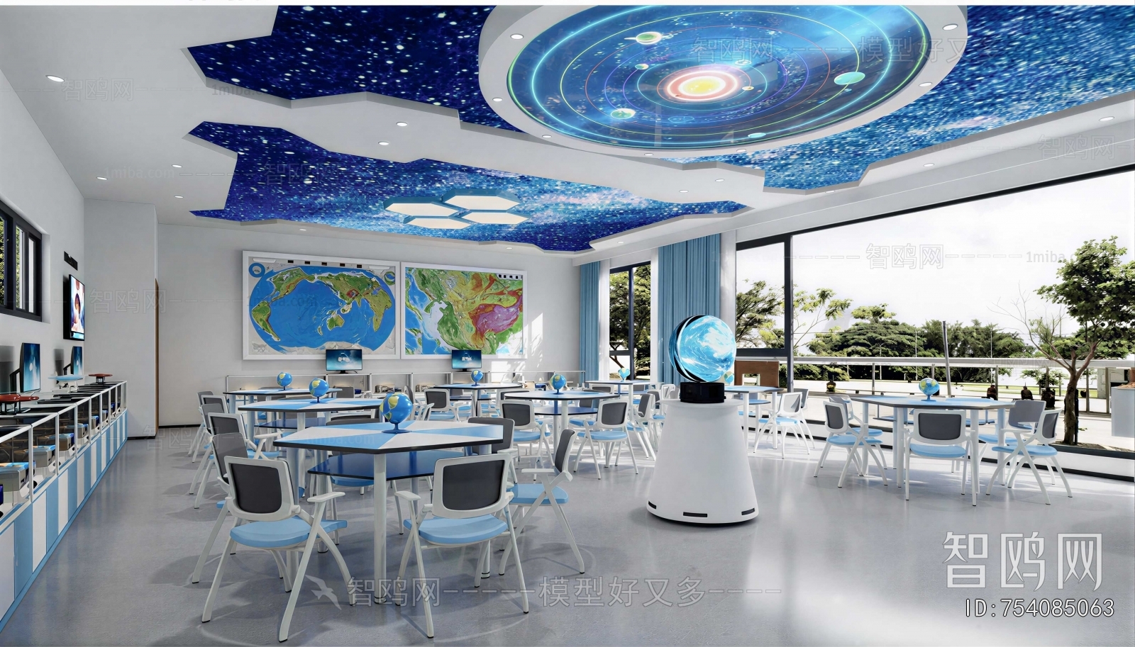 Modern School Classrooms