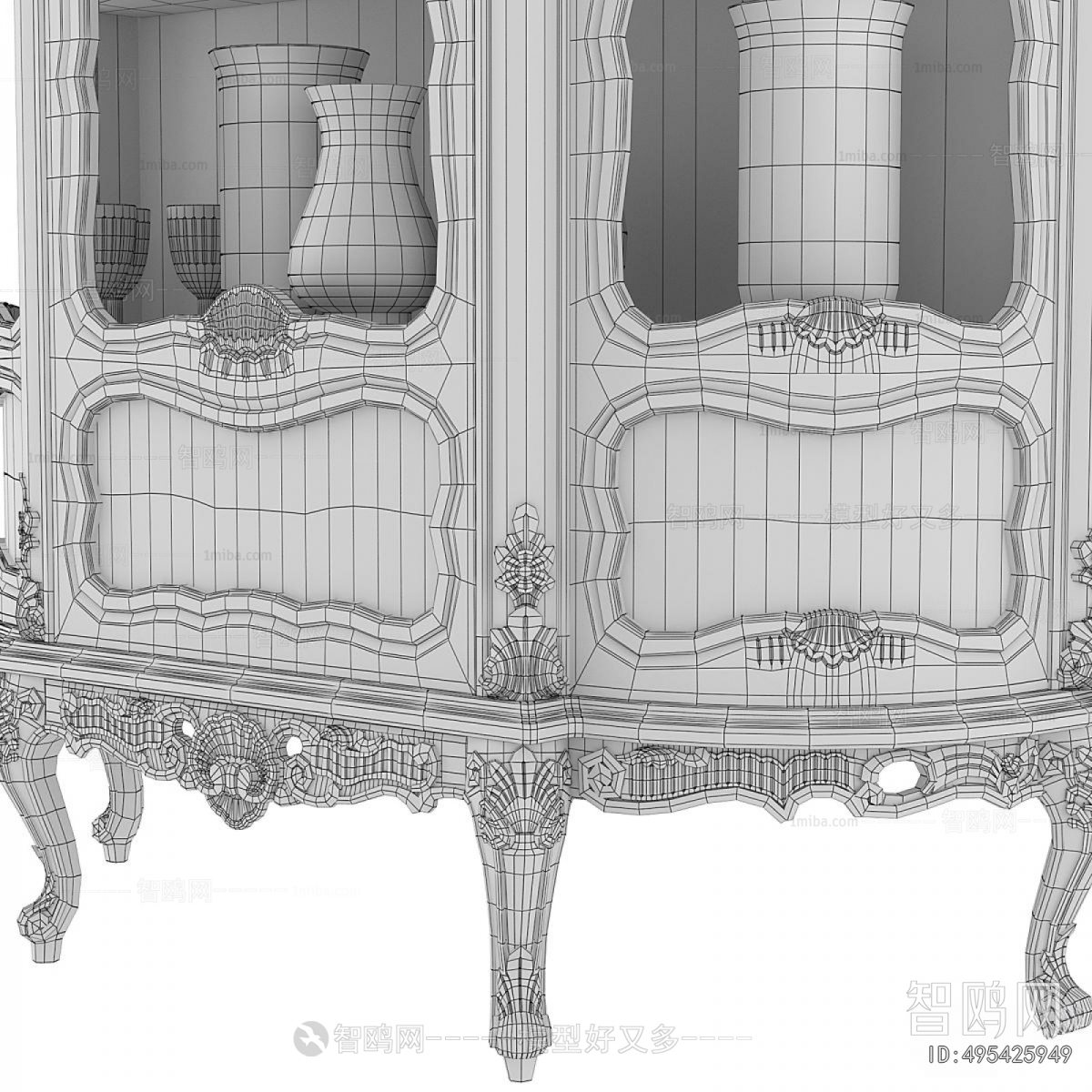 European Style Wine Cabinet