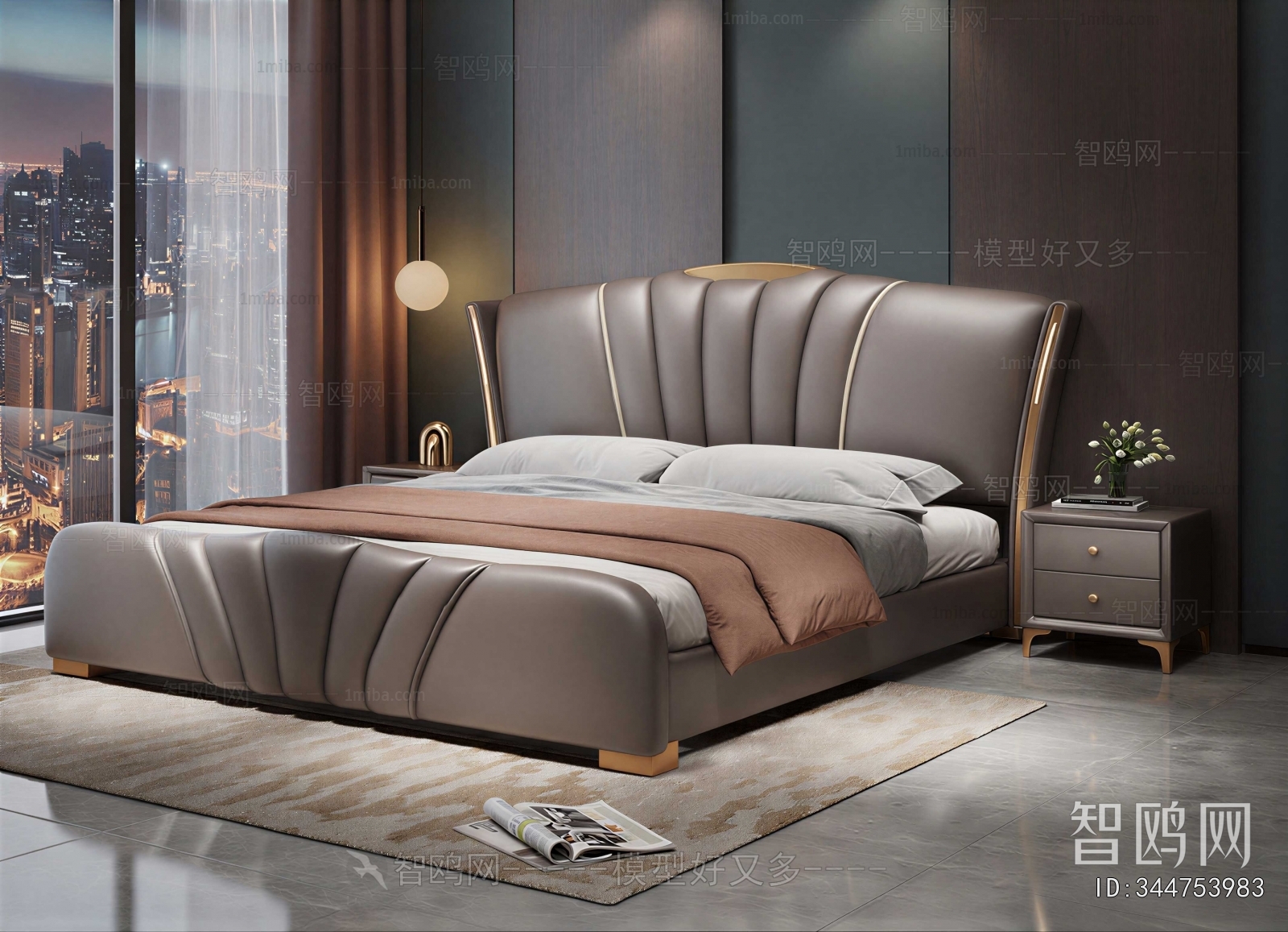 Modern Double Bed