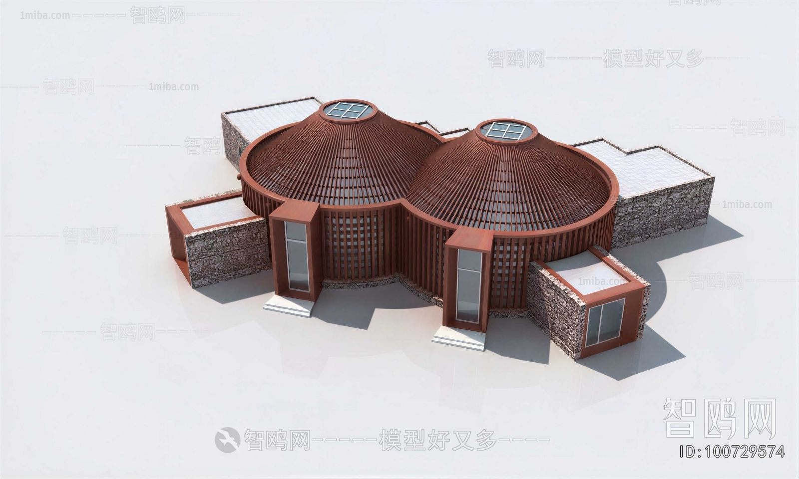 New Chinese Style Building Appearance