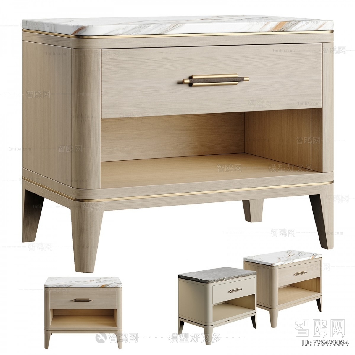 Modern Bedside Cupboard