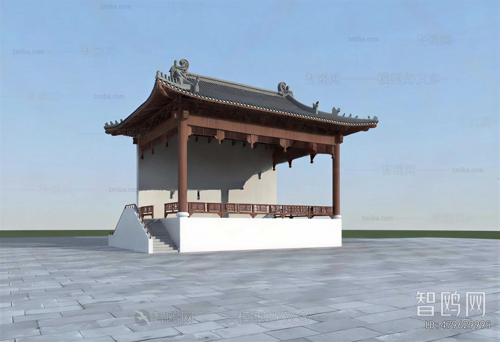 Chinese Style Ancient Architectural Buildings