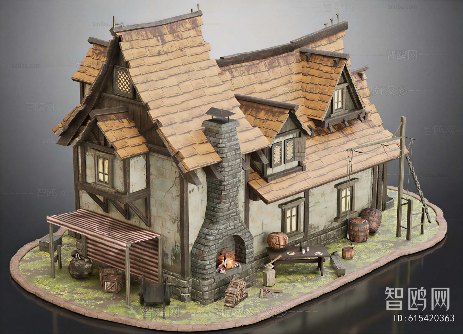 Modern Cartoon House