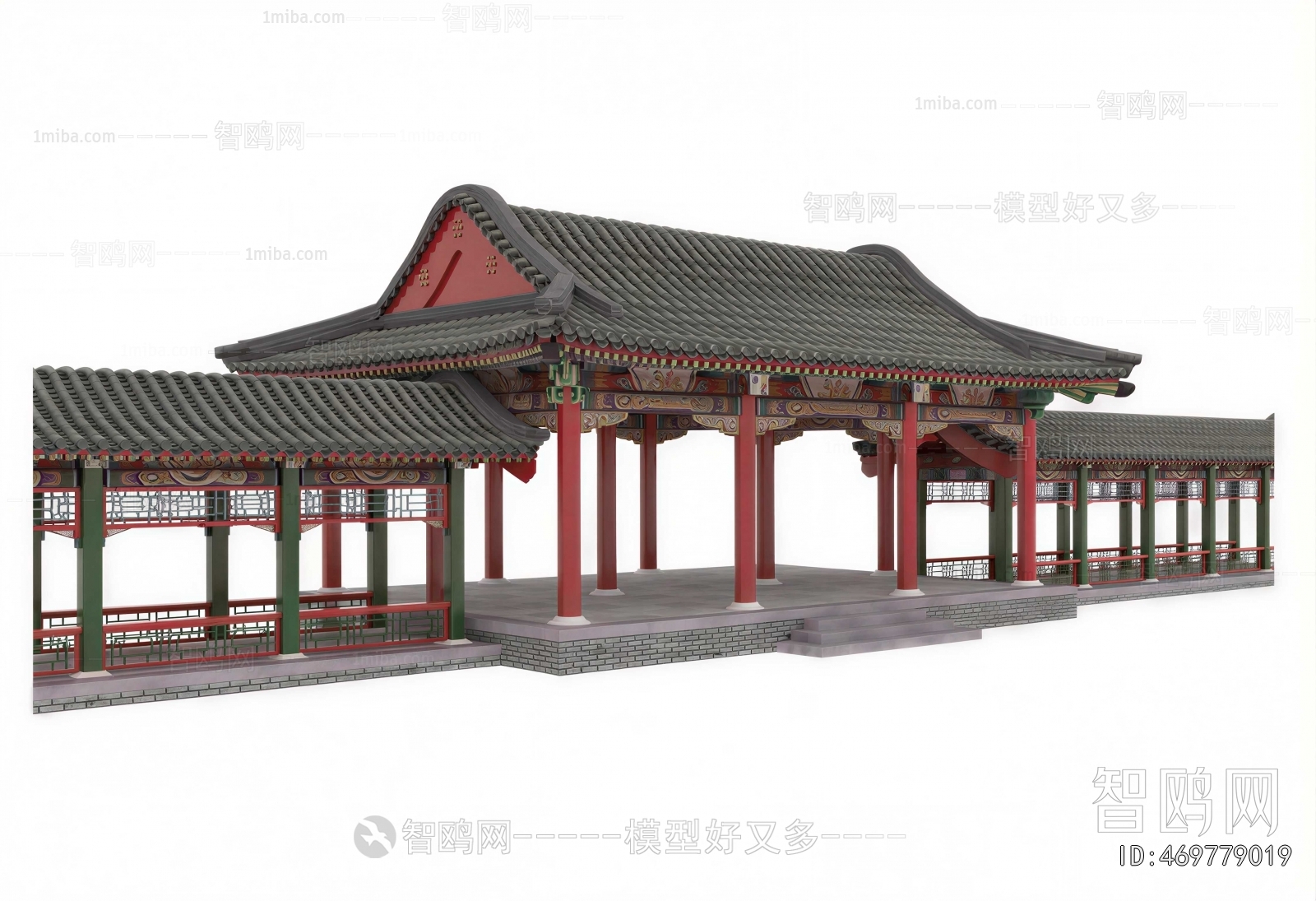 Chinese Style Building Component