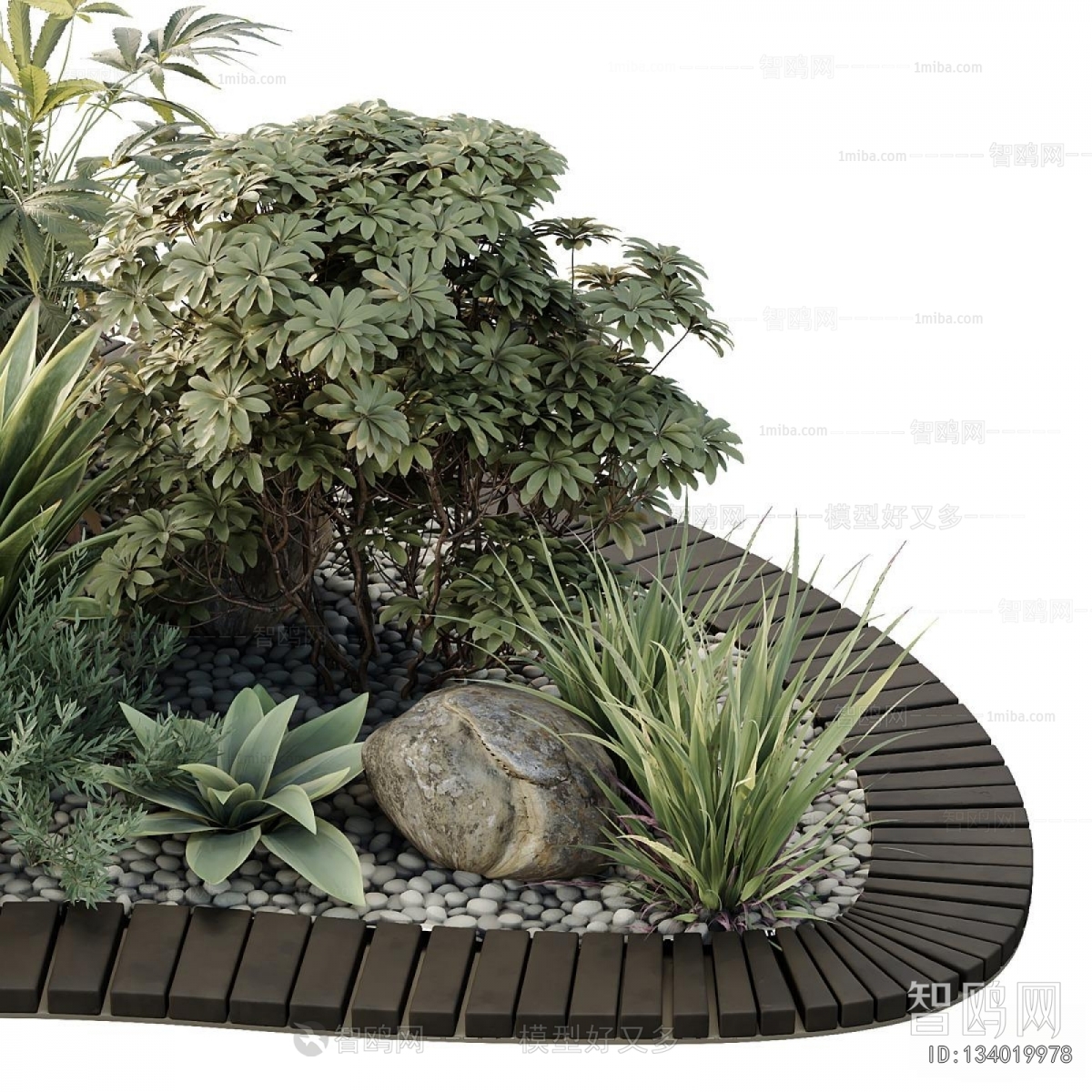 New Chinese Style Plant Landscaping