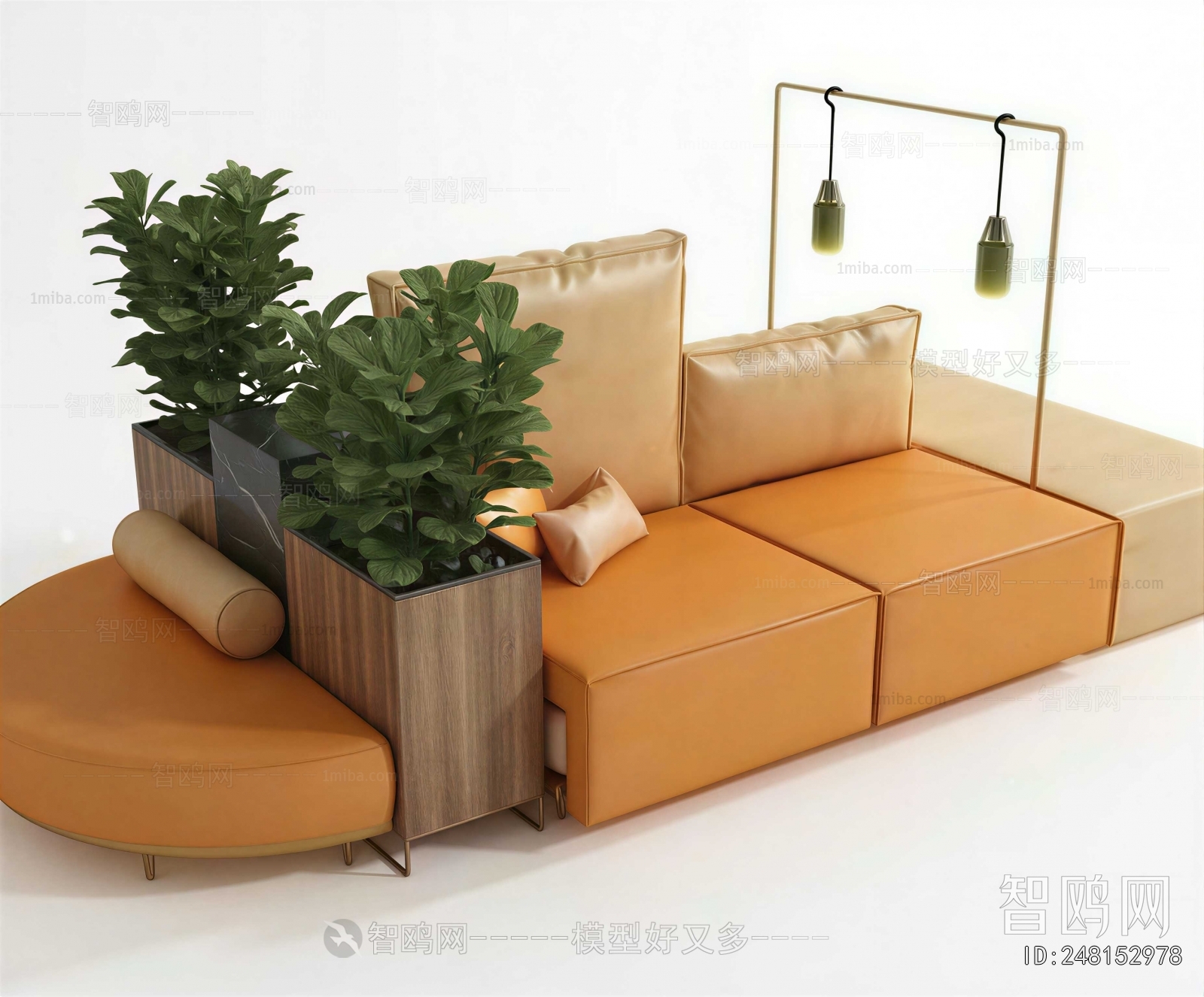 Modern Multi Person Sofa