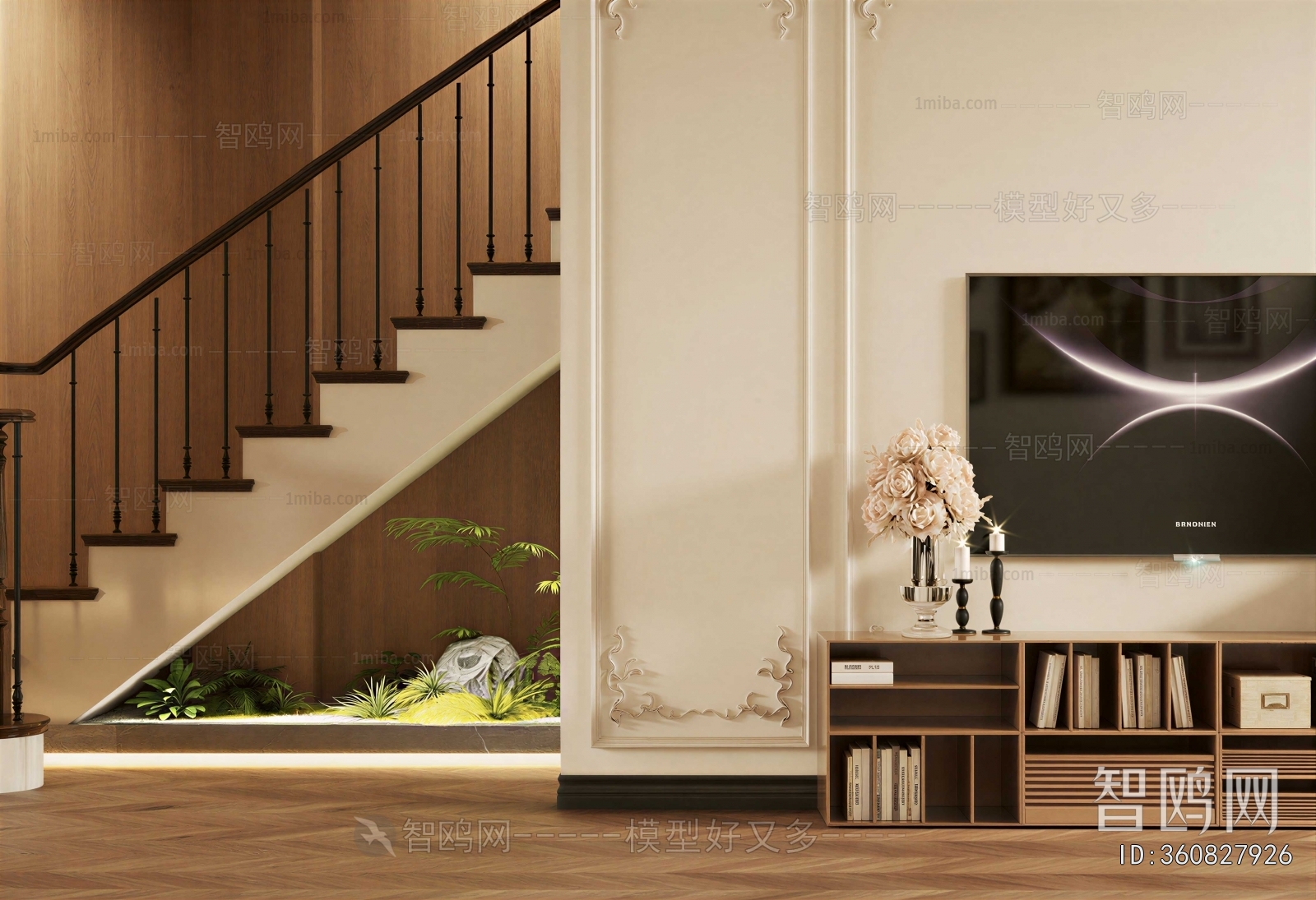 Modern Stair Balustrade/elevator