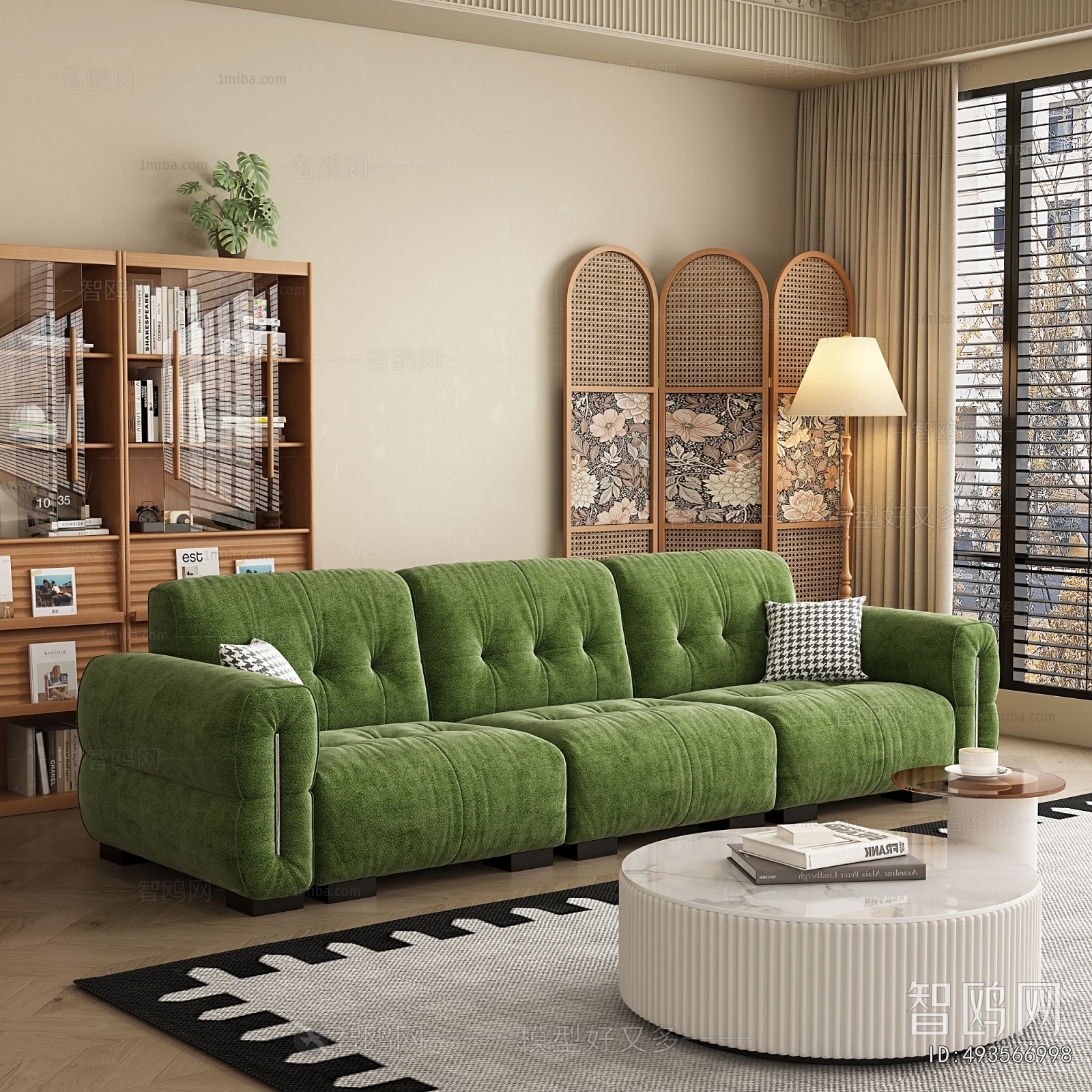 Modern Three-seat Sofa