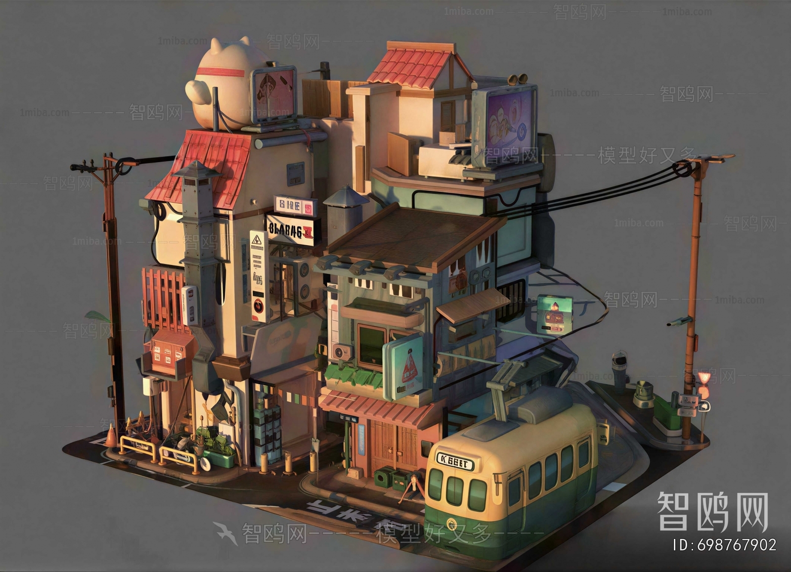 Modern Cartoon House