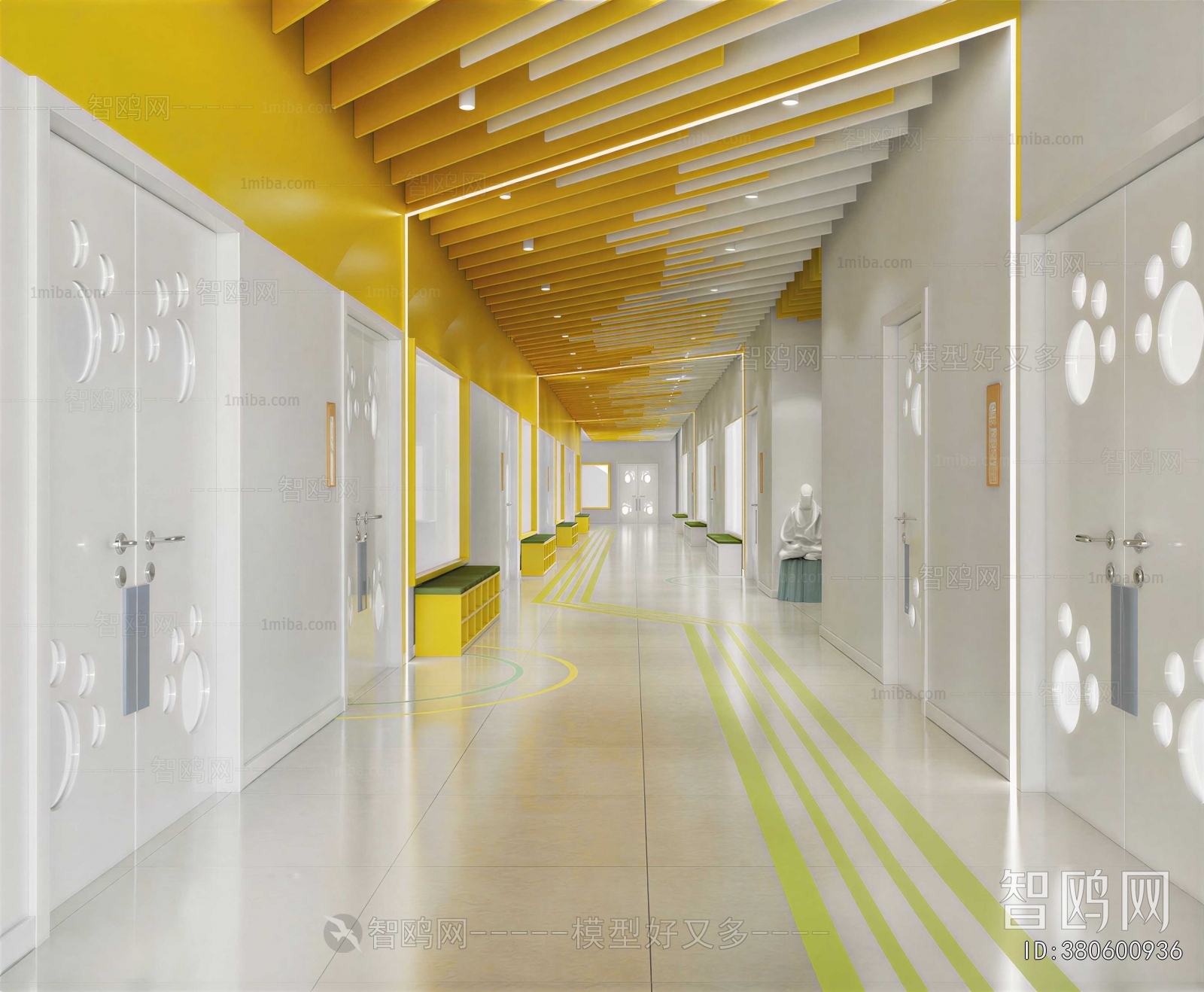 Modern Office Aisle