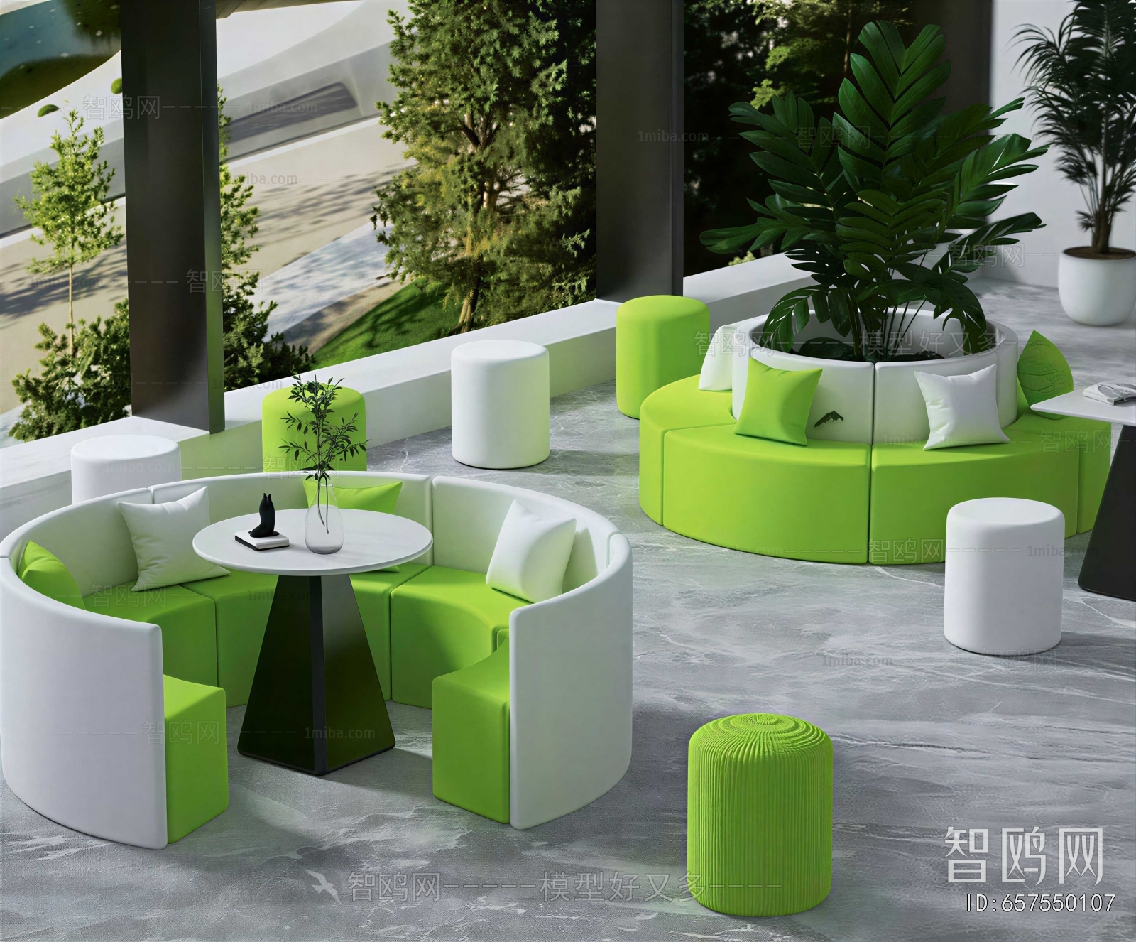 Modern Leisure Table And Chair