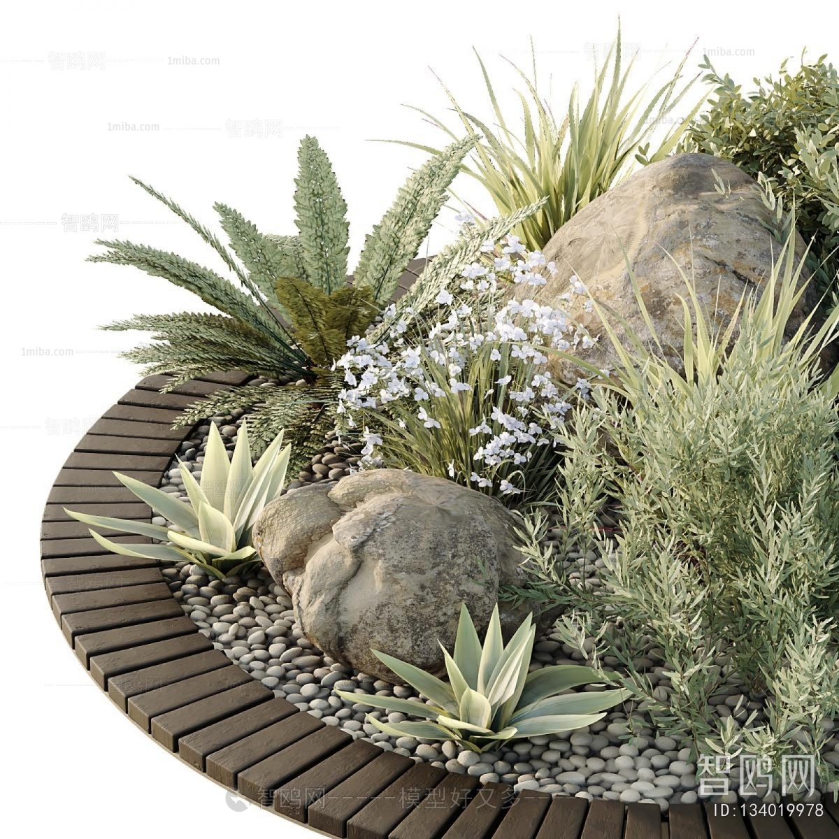New Chinese Style Plant Landscaping