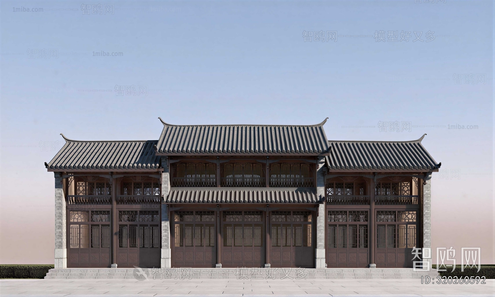 Chinese Style Ancient Architectural Buildings
