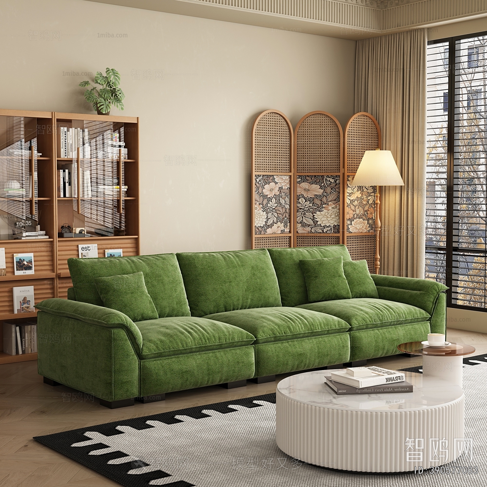 Modern Three-seat Sofa