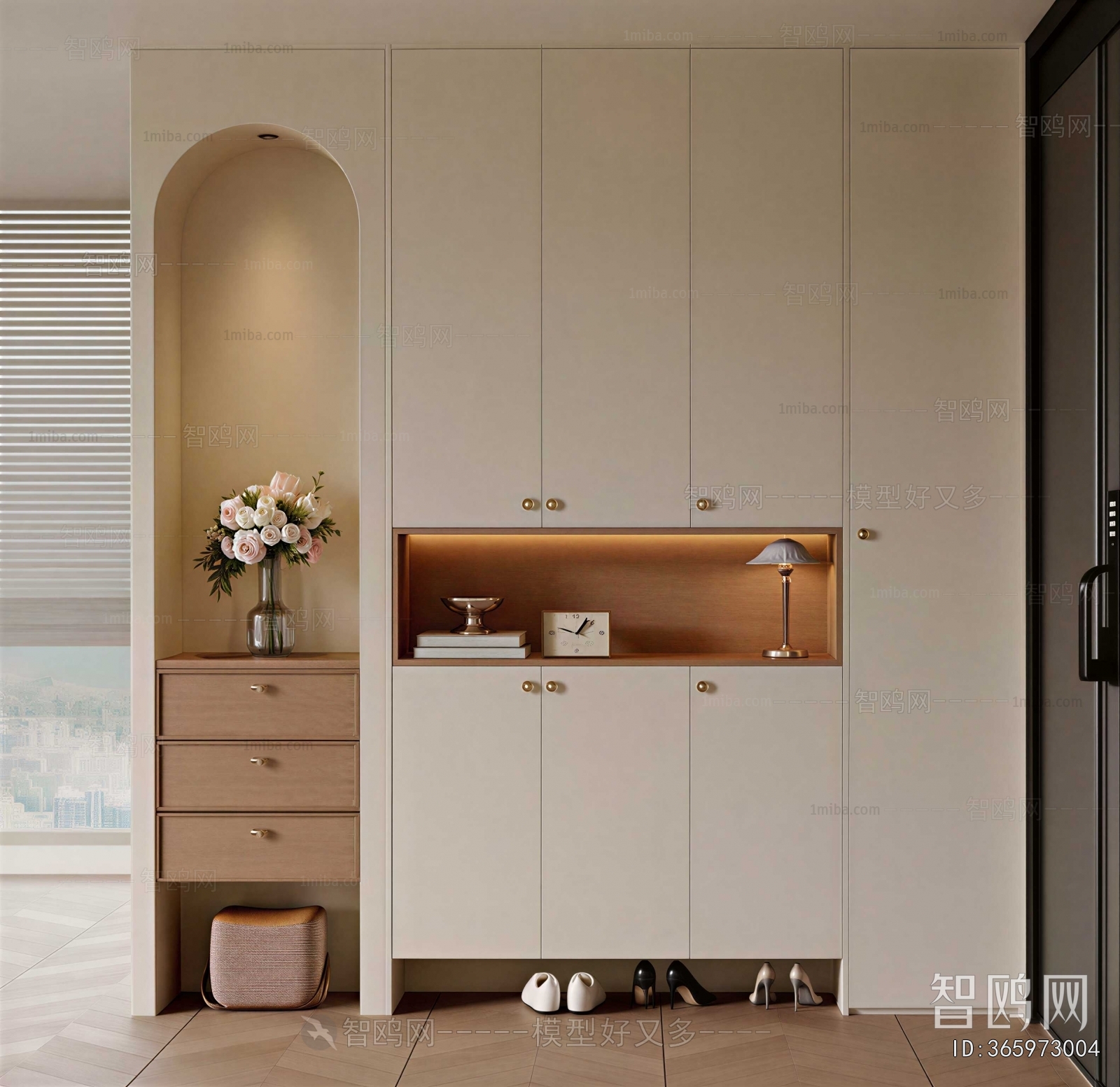 Modern Shoe Cabinet