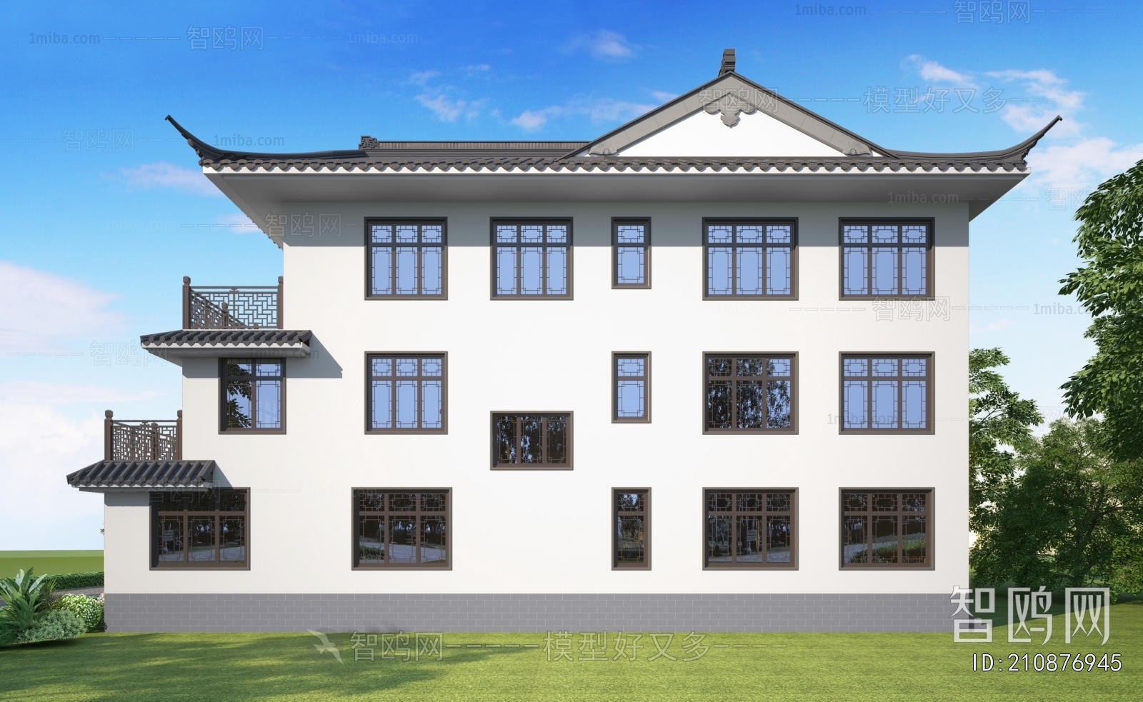 Chinese Style Residential Building