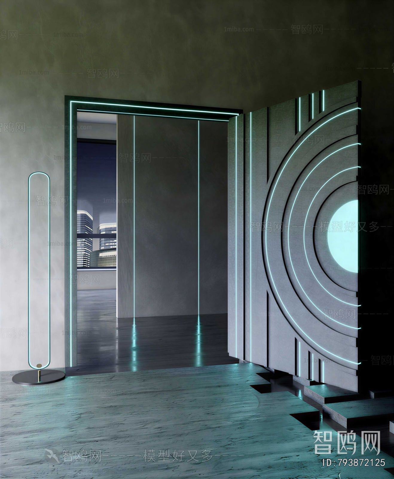 Modern Corridor/elevator Hall