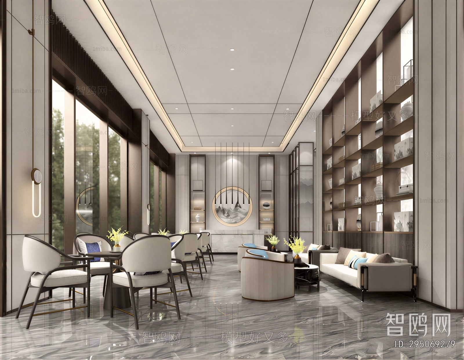 New Chinese Style Reception Room