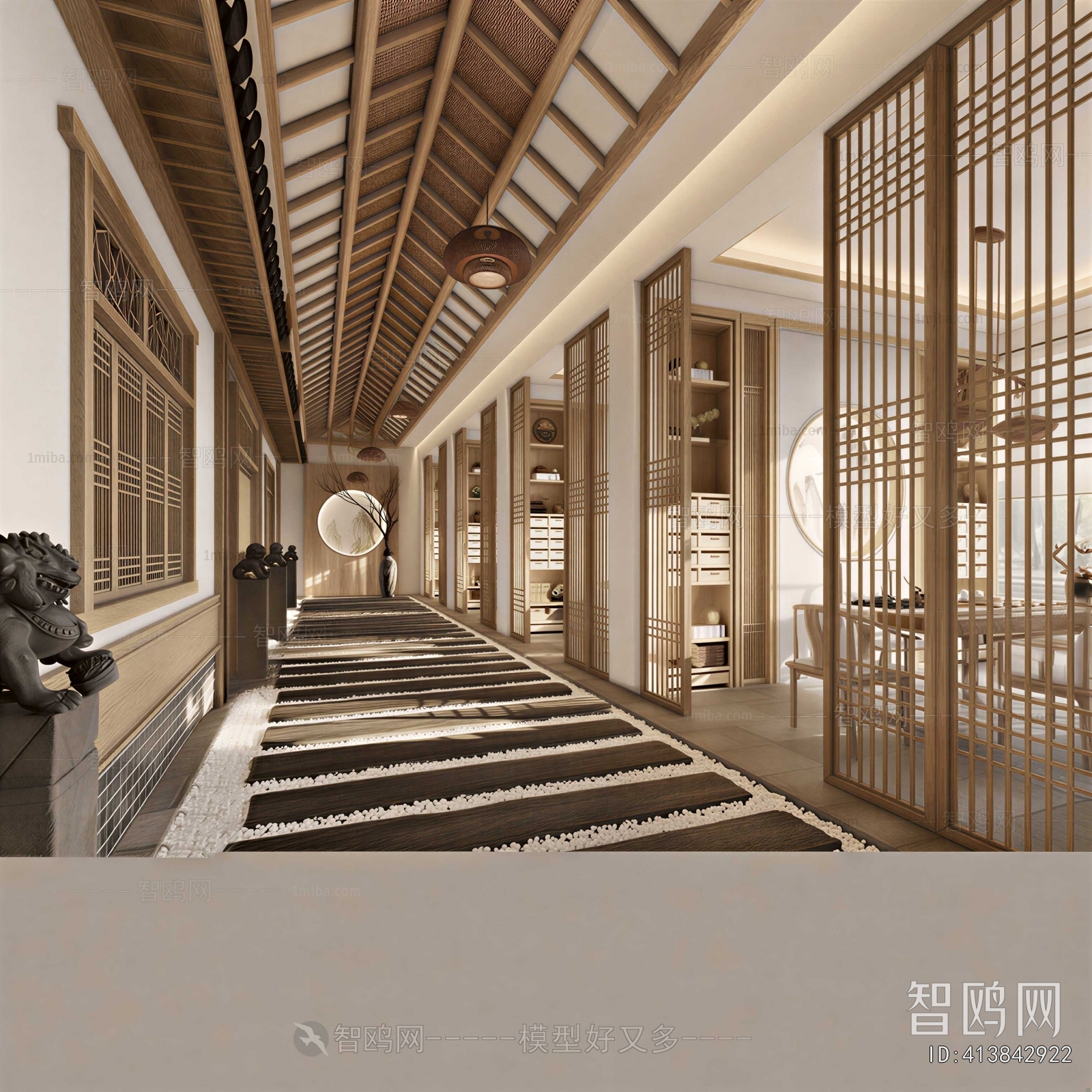 New Chinese Style Teahouse Tea House