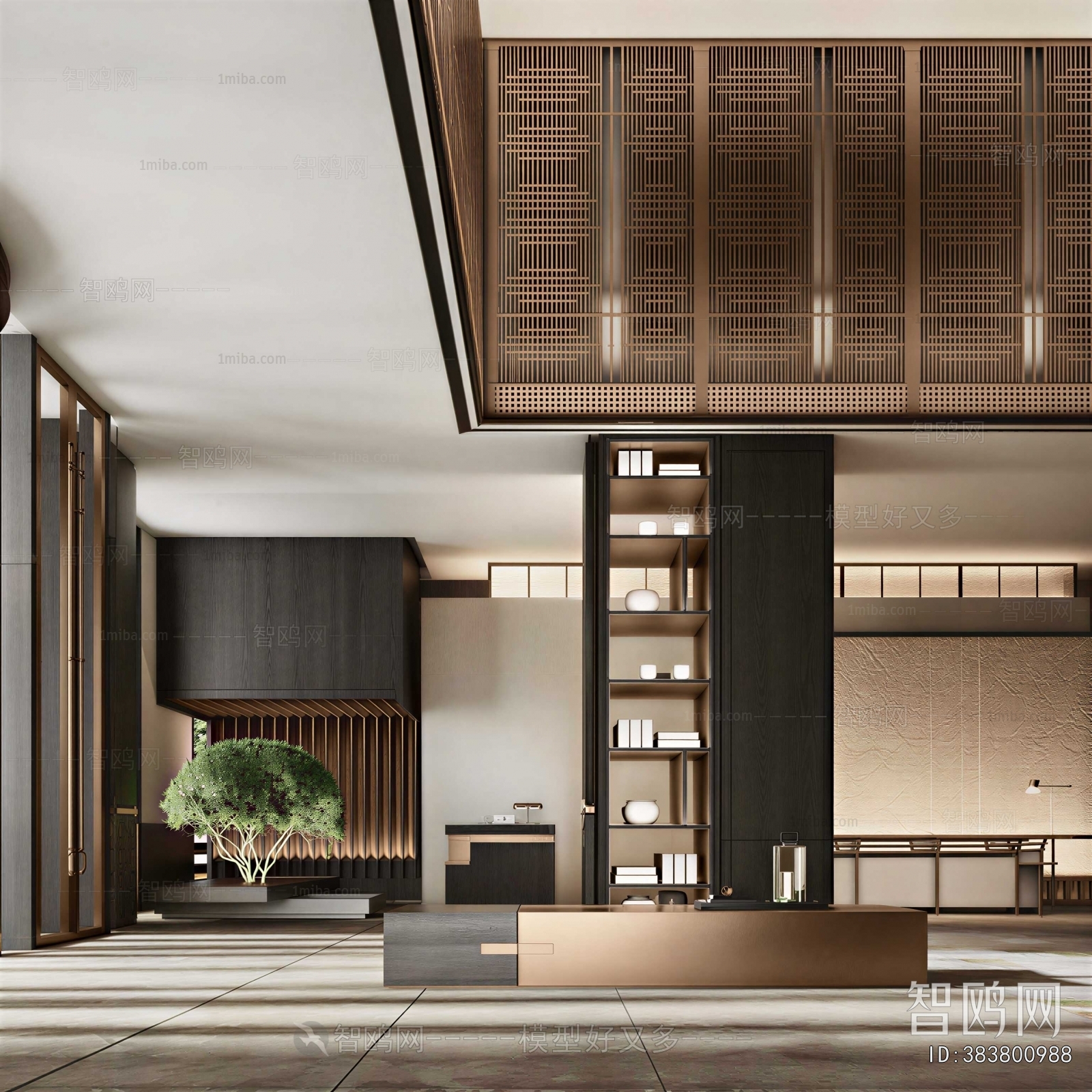 Modern Office Reception Desk