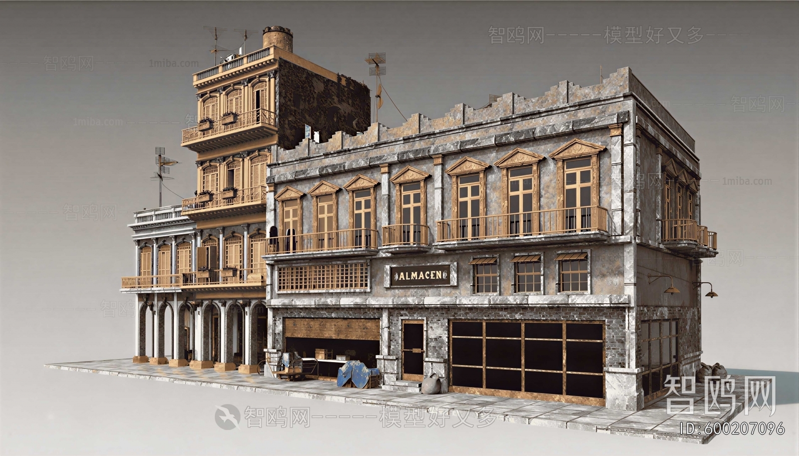 European Style Building Appearance