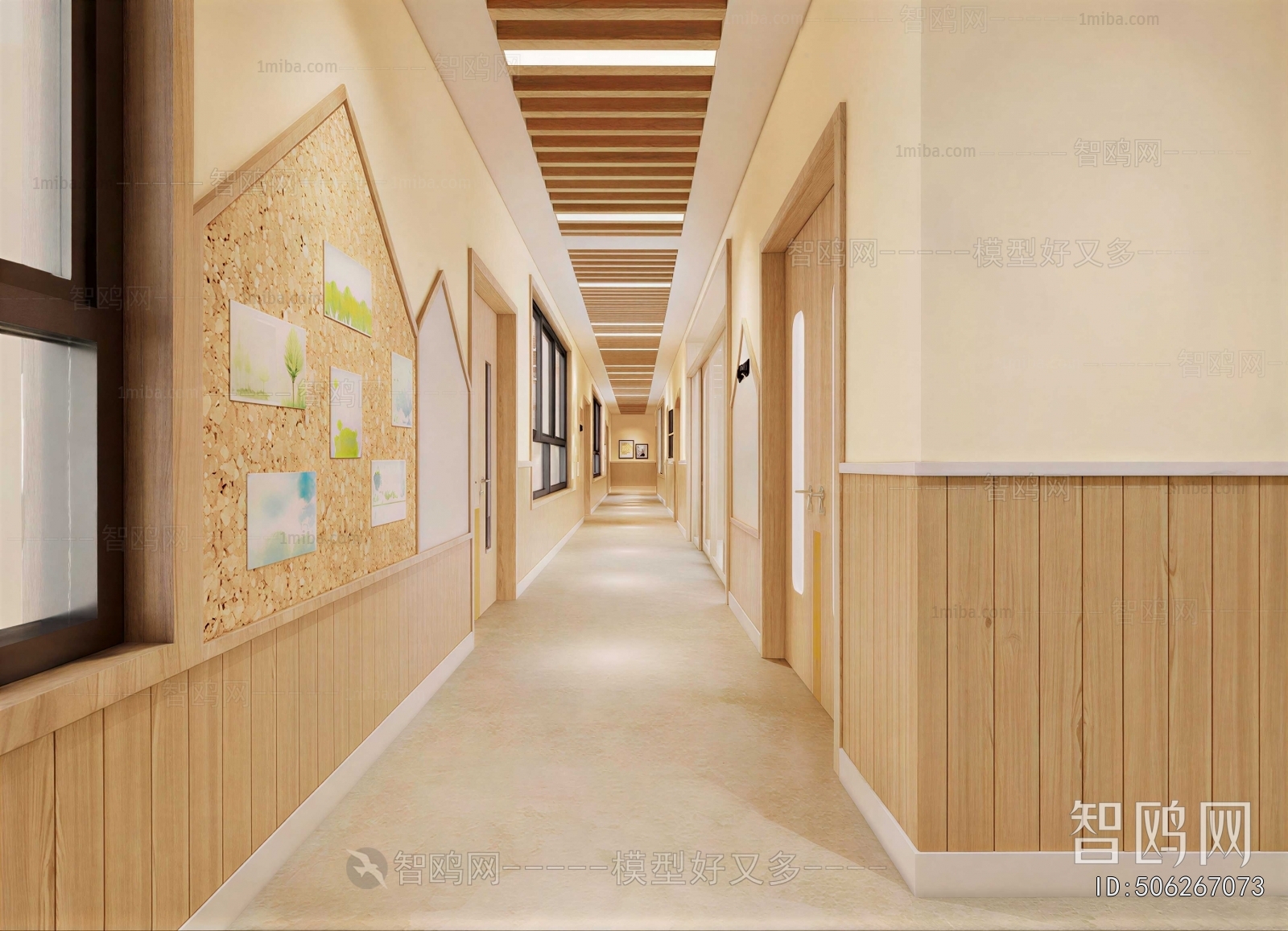 Modern Office Aisle