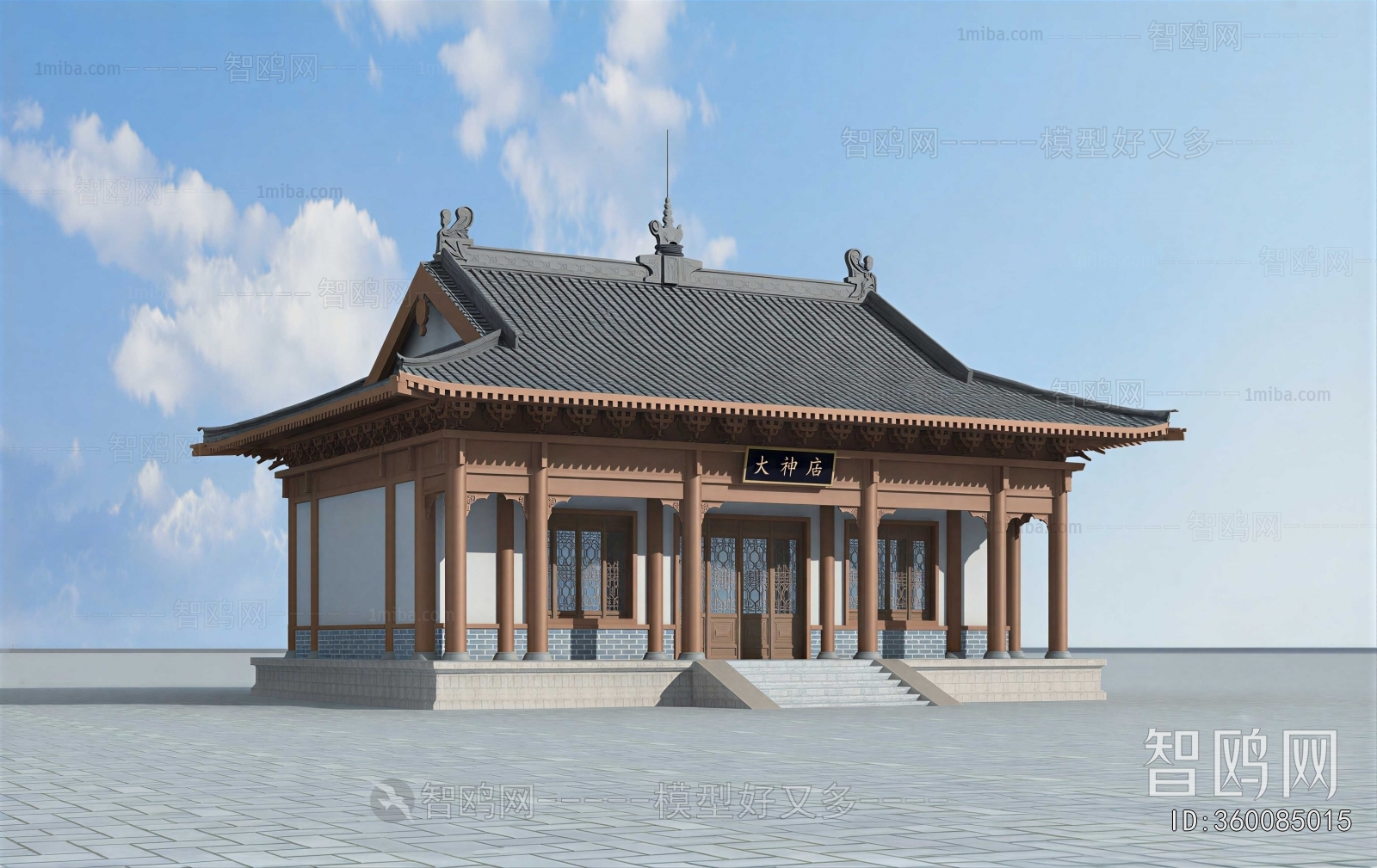 Chinese Style Ancient Architectural Buildings