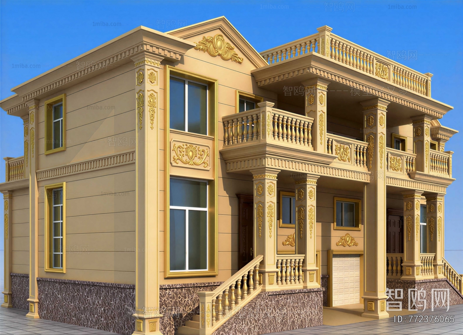 European Style Villa Appearance