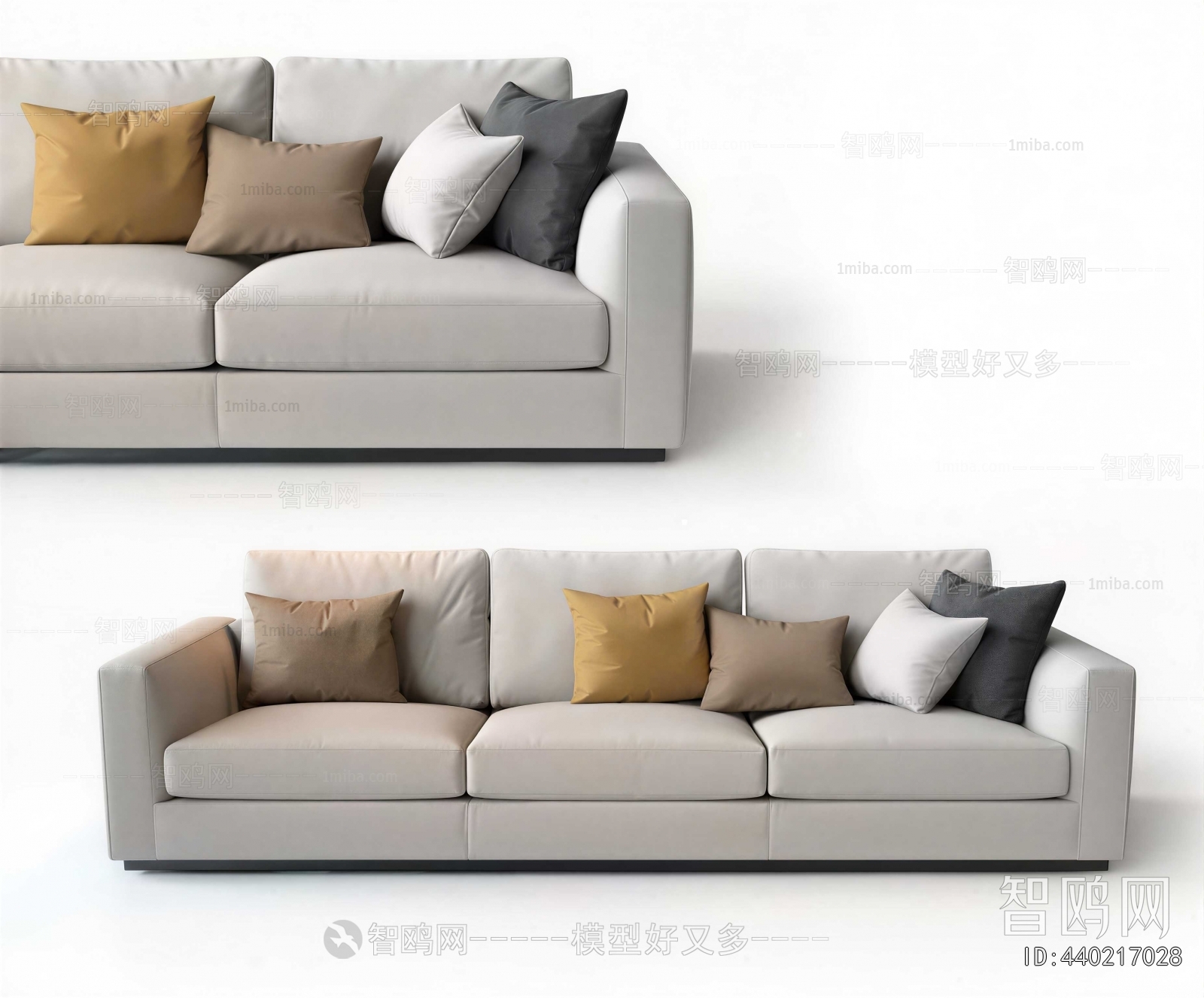 Modern Three-seat Sofa