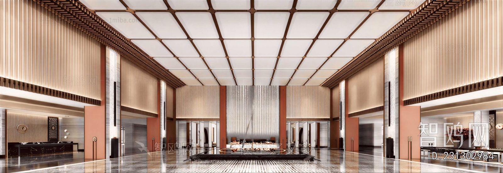 New Chinese Style Office Reception Desk