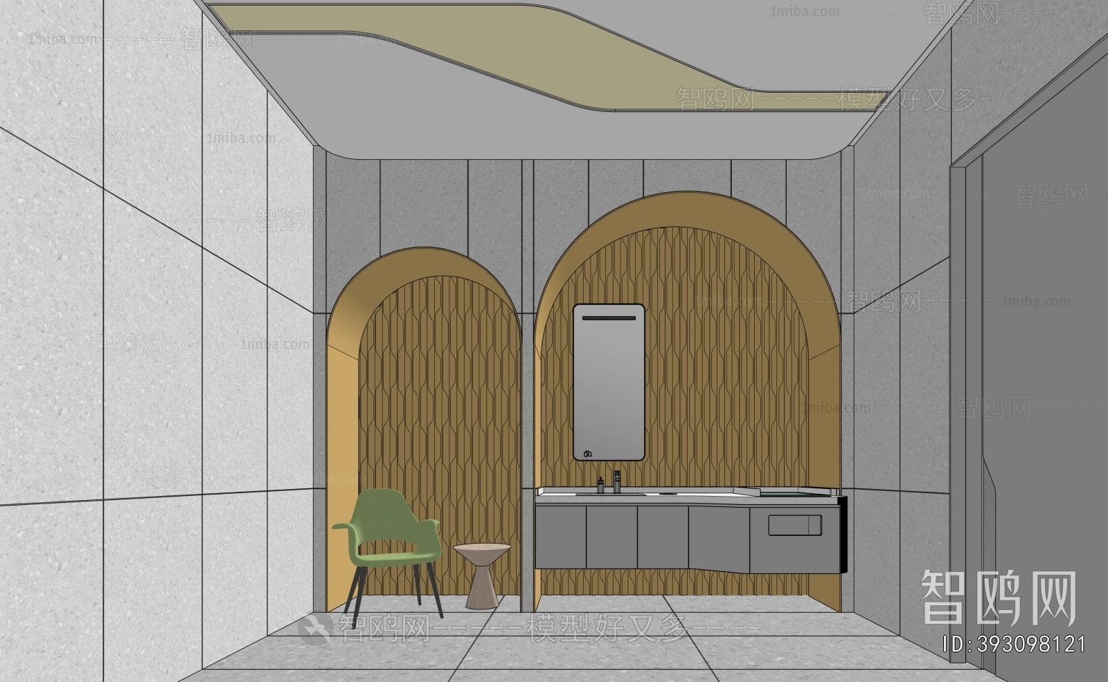 Modern Children's Restroom