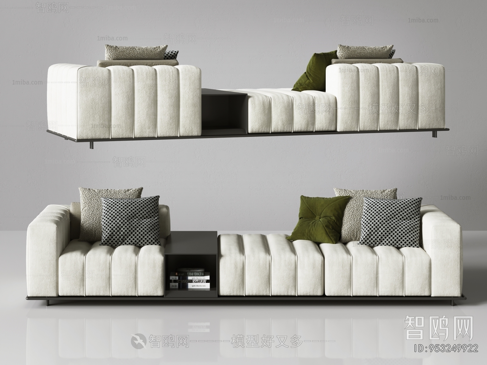 Modern Multi Person Sofa