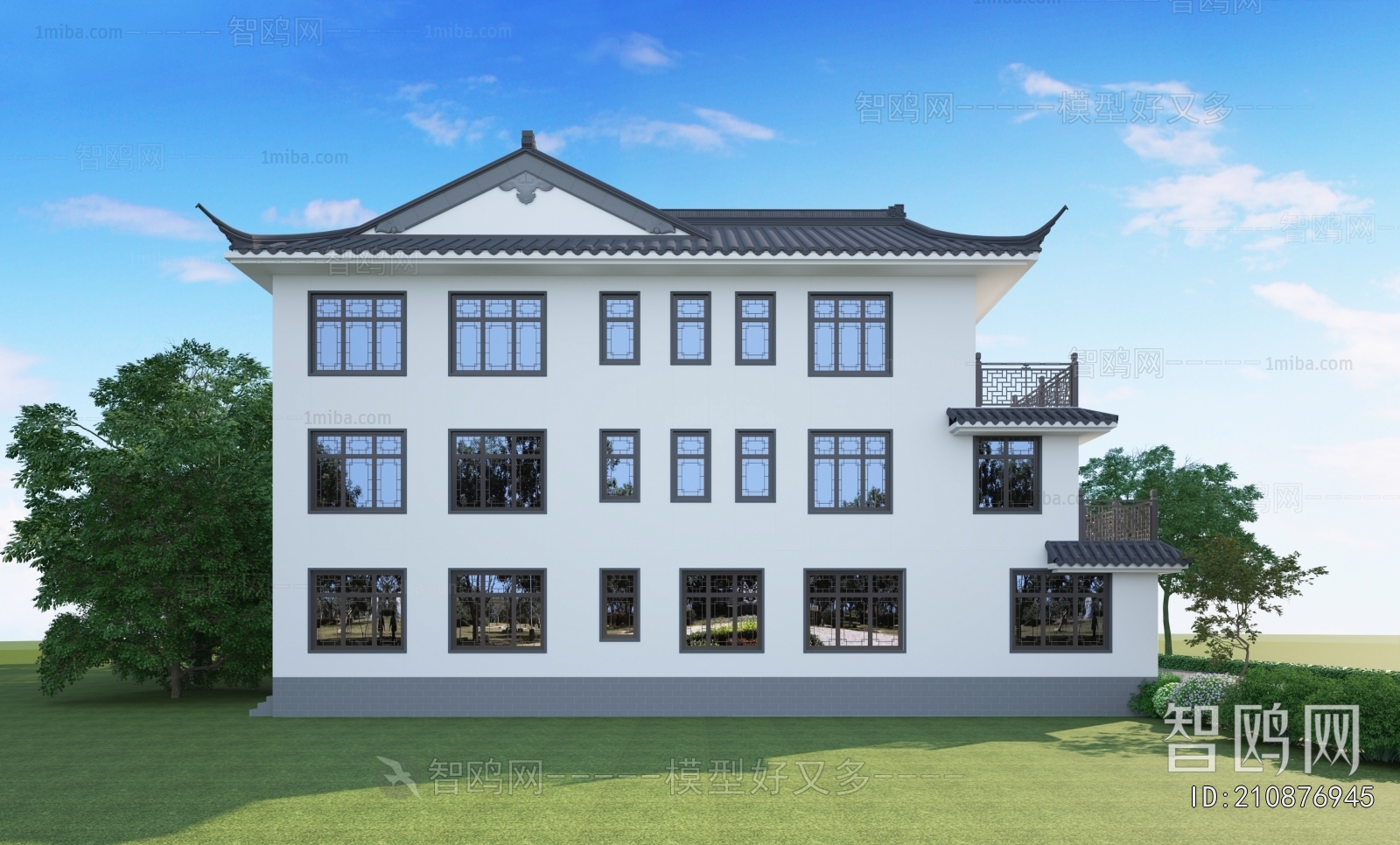 Chinese Style Residential Building