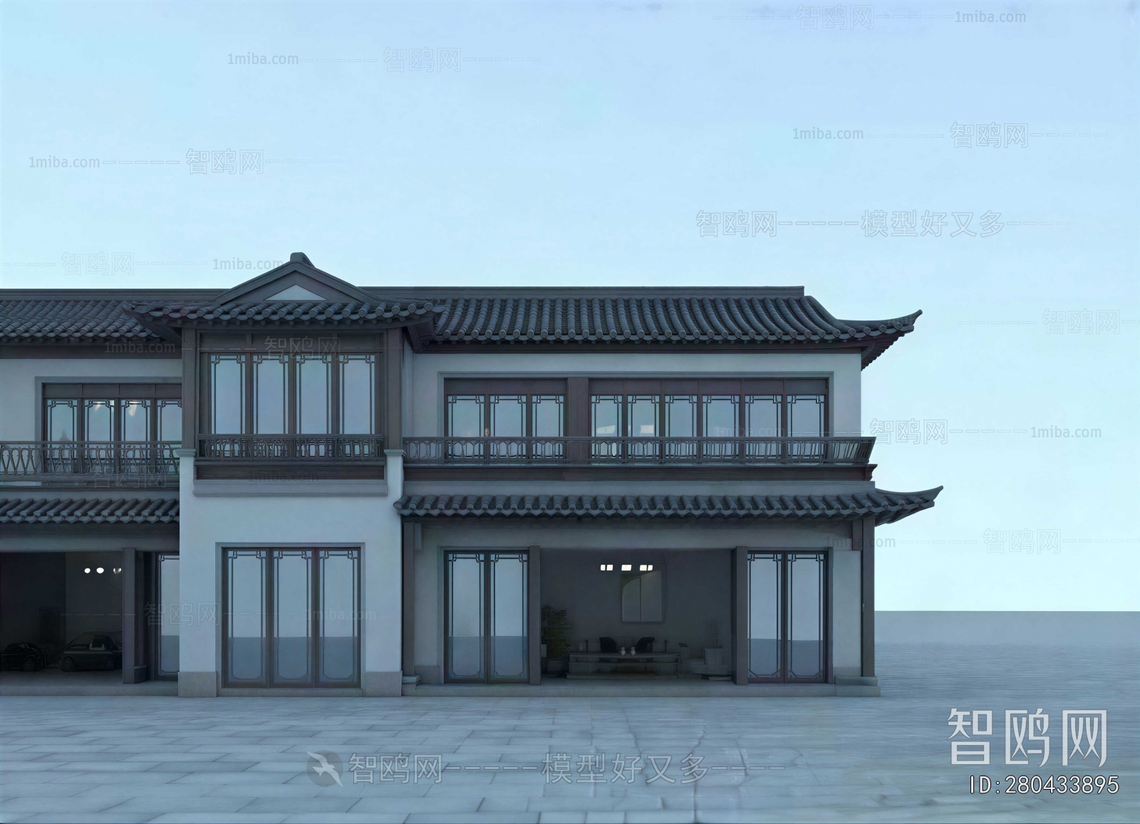 New Chinese Style Detached Villa