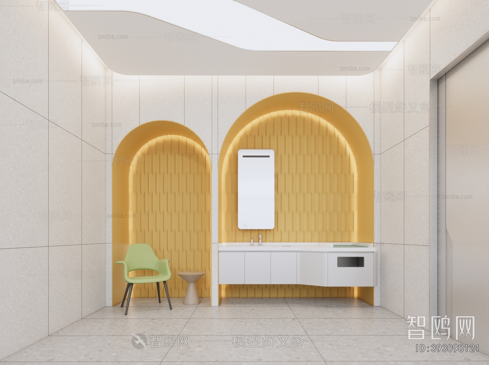 Modern Children's Restroom