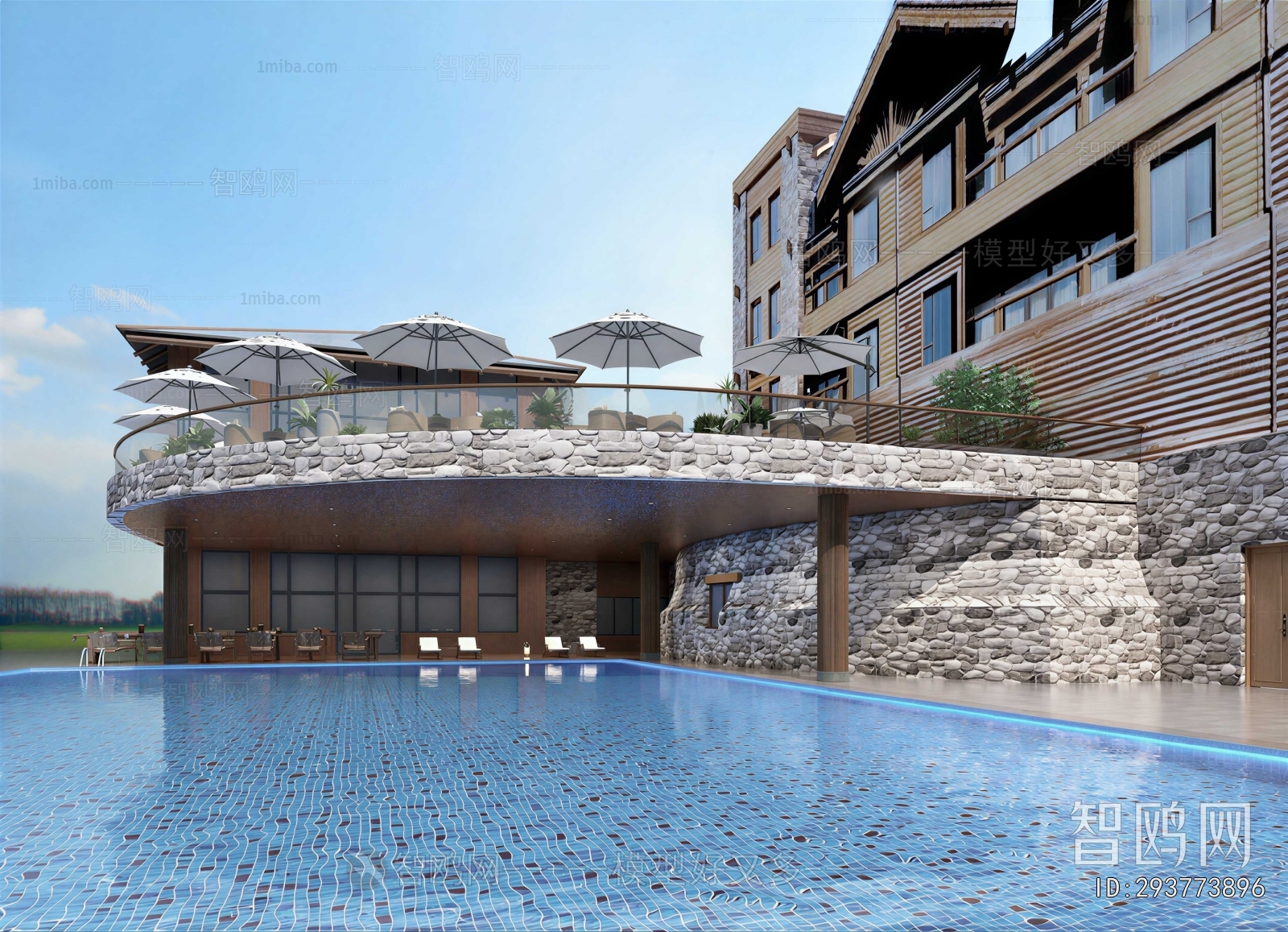 Modern Courtyard/landscape