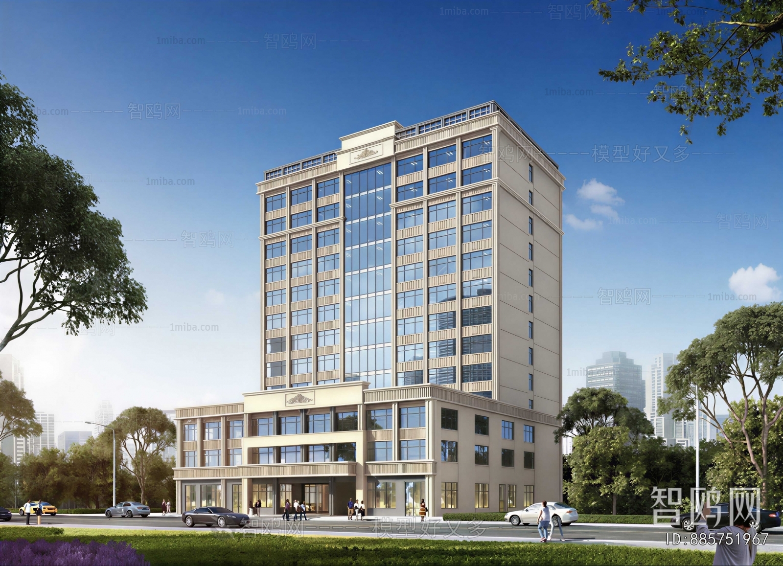 Modern Appearance Of Commercial Building