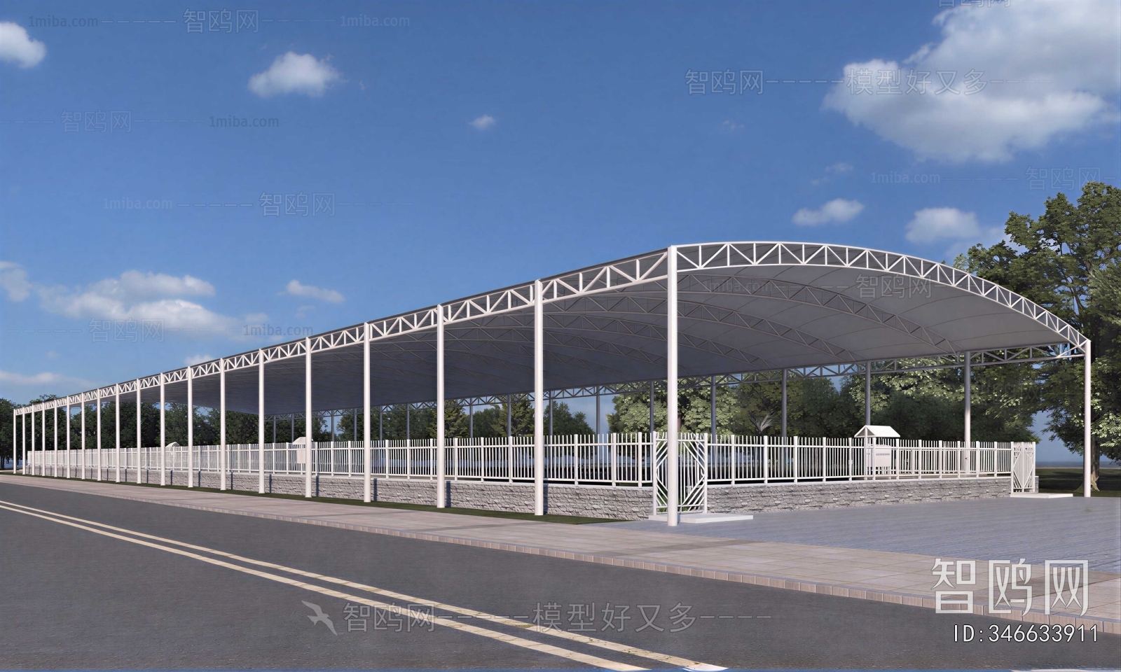 Modern Sunshade/Canopy/Tensioning Film