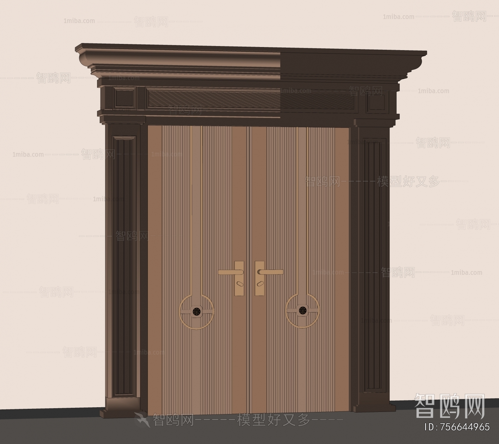 Chinese Style Entrance Door
