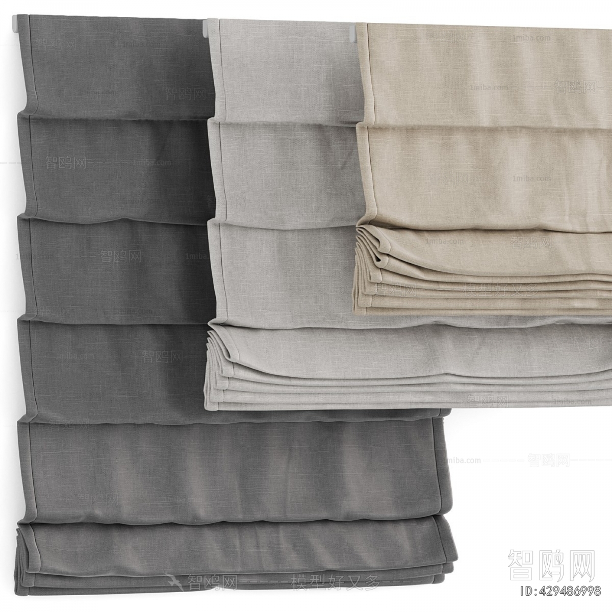 Modern Roman Curtain