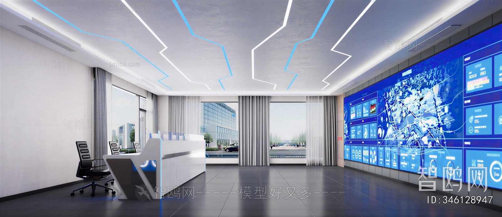 Modern Monitor Room