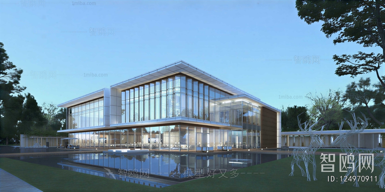 Modern Appearance Of Commercial Building