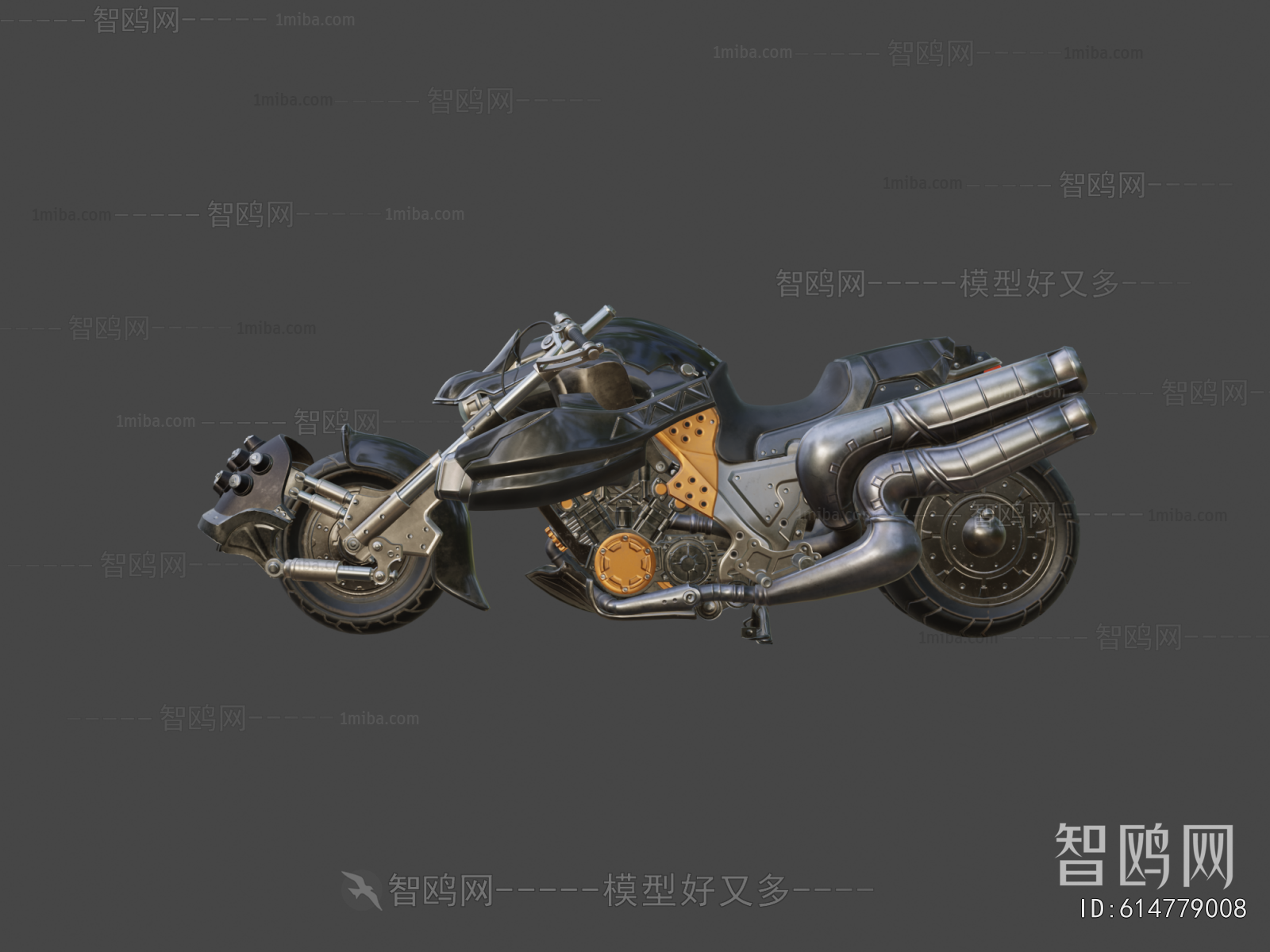 Industrial Style Motorcycle