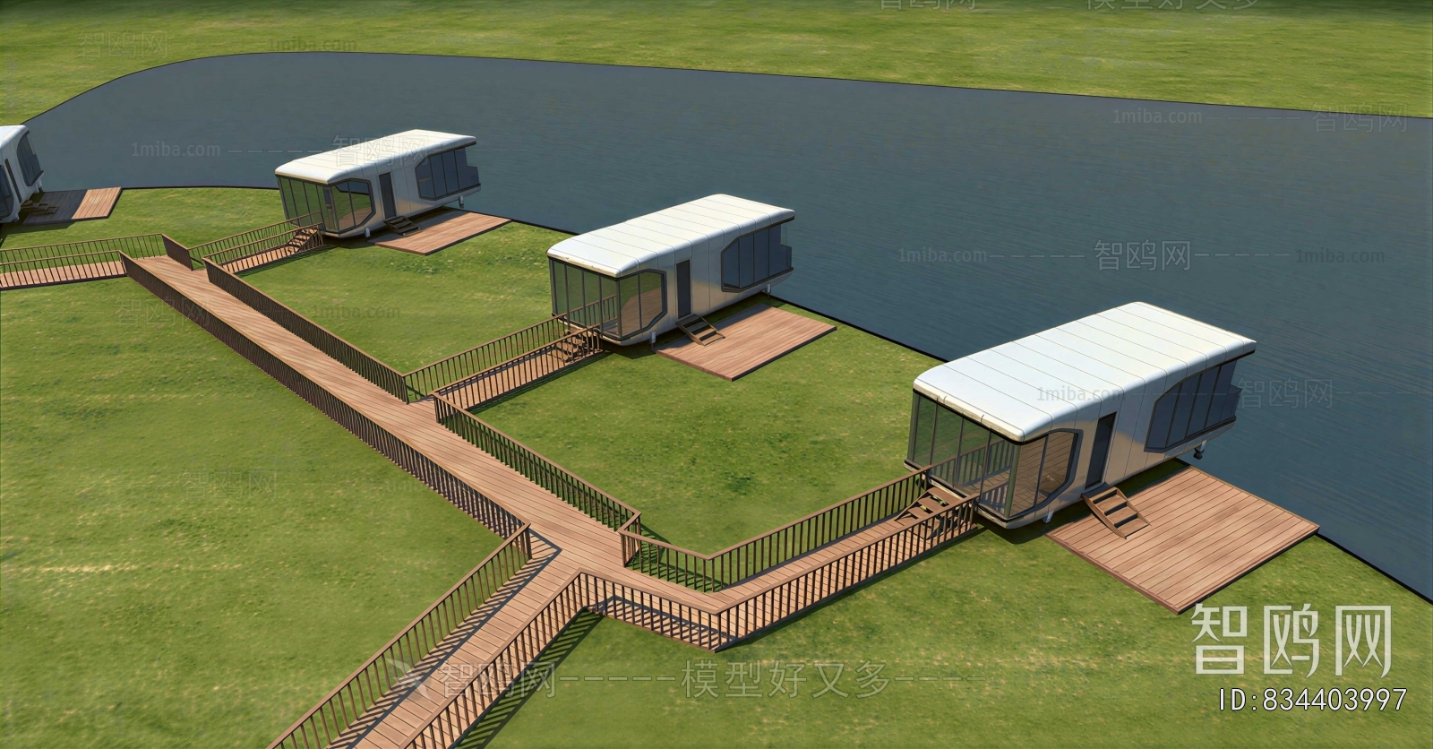 Modern Park Landscape
