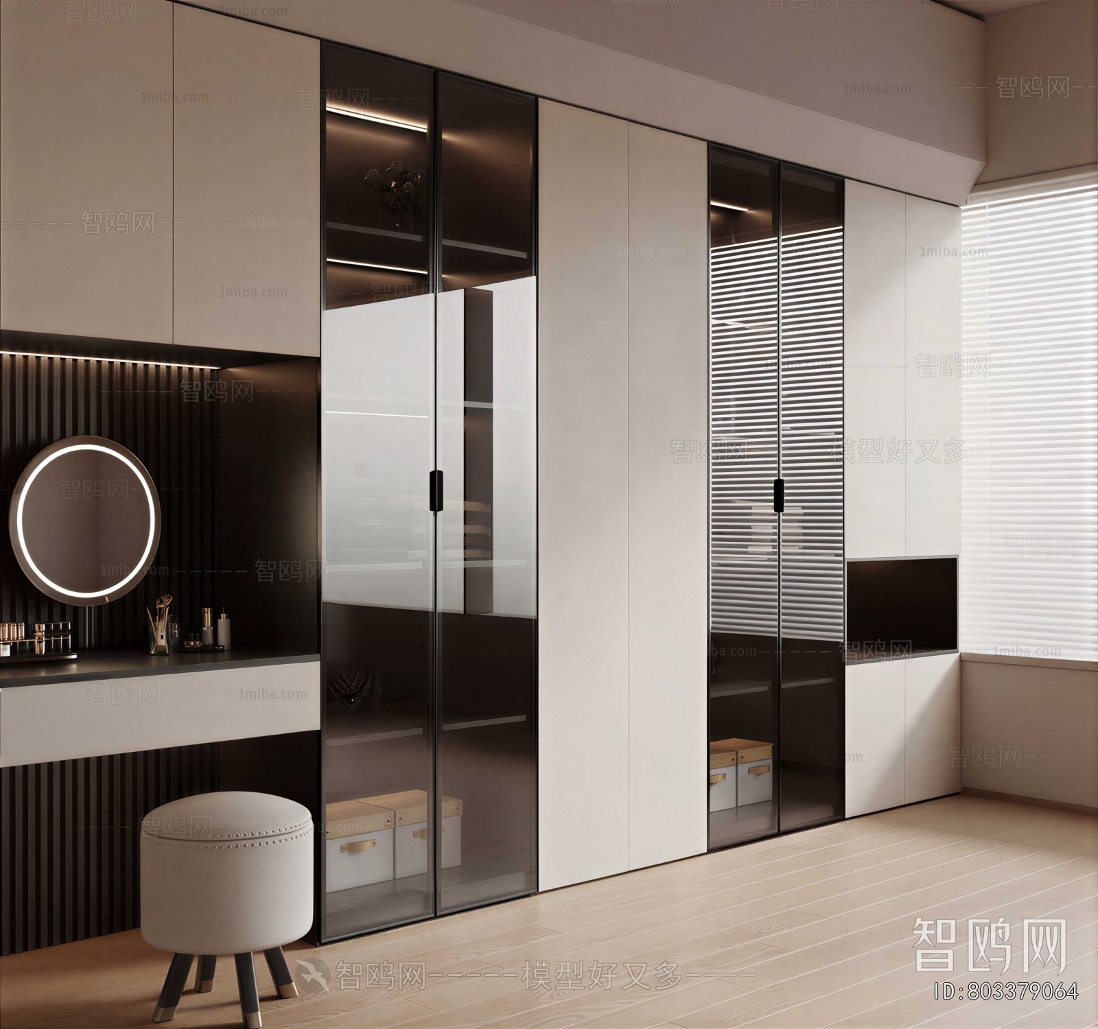 Modern Clothes Storage Area