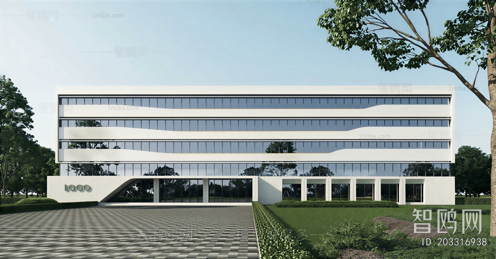 Modern Appearance Of Commercial Building