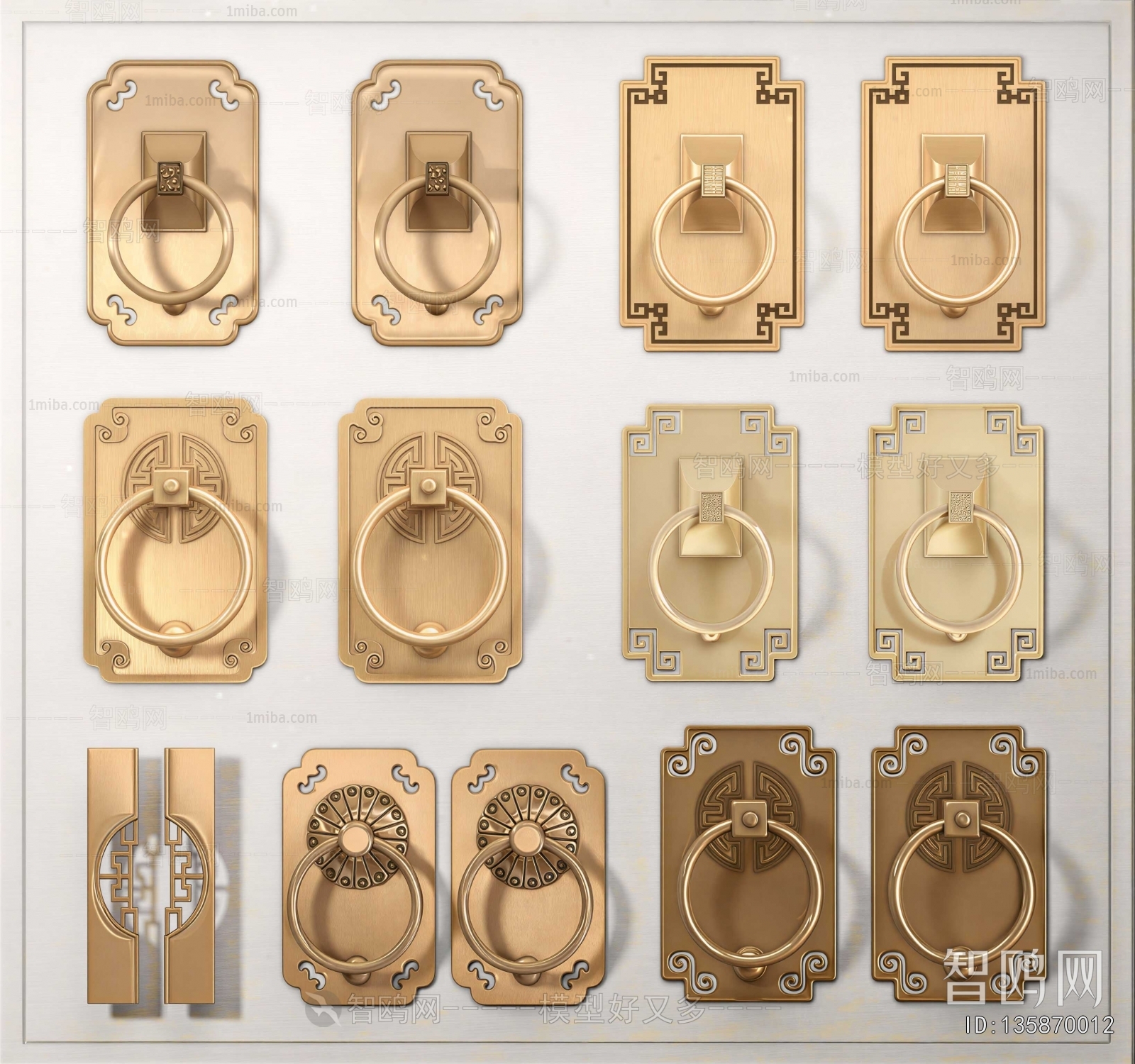 New Chinese Style Door Handle