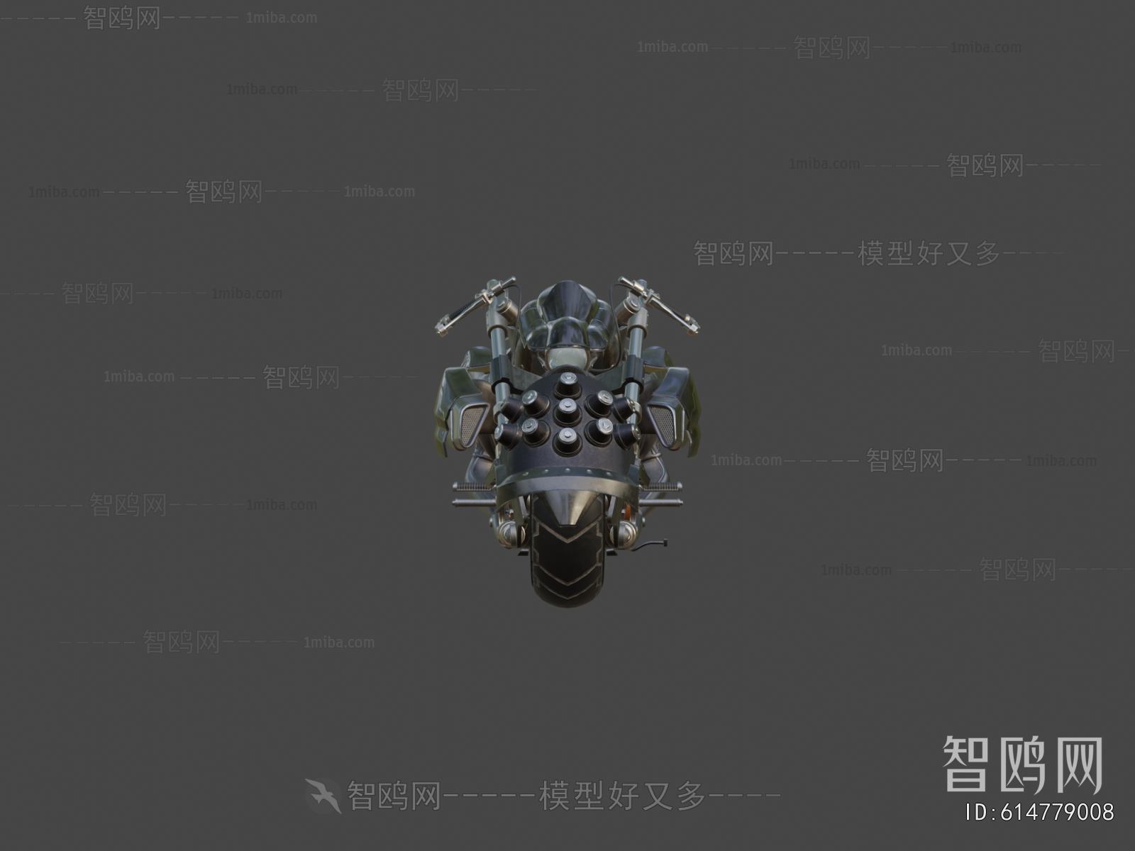 Industrial Style Motorcycle