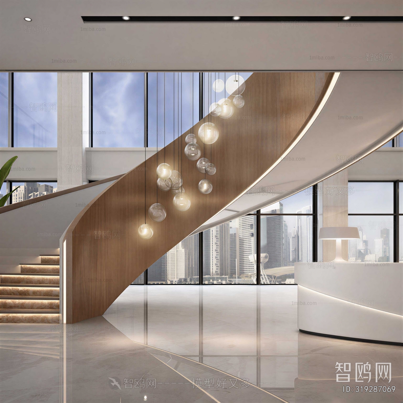 Modern Rotating Staircase