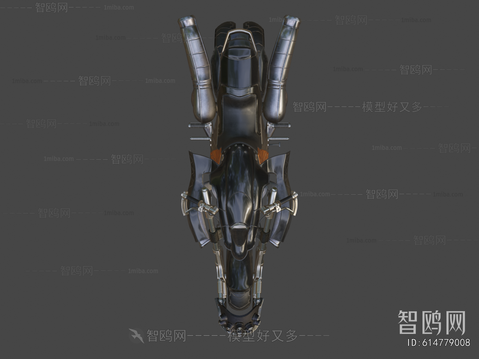 Industrial Style Motorcycle